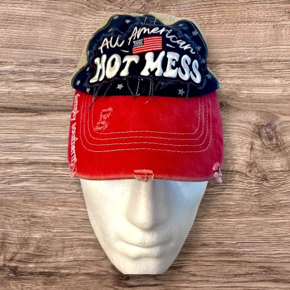 All American Cap - Red and Blue - Picture 2 of 4